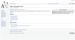 Desktop Screenshot of liberhymnarius.org