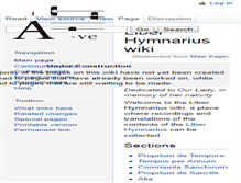Tablet Screenshot of liberhymnarius.org